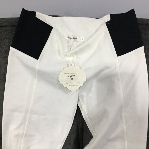 NWT! Black and White Leggings - Picture 1 of 7